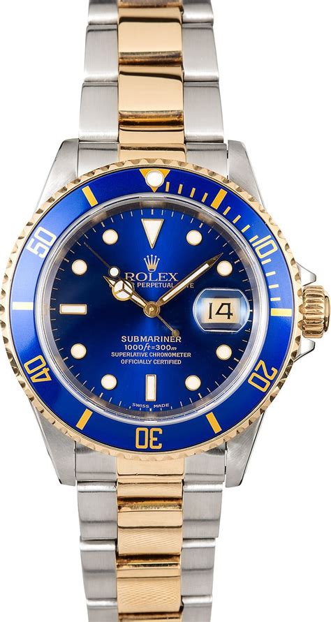 rolex submariner blue gold nad steel|blue gold Rolex Submariner price.